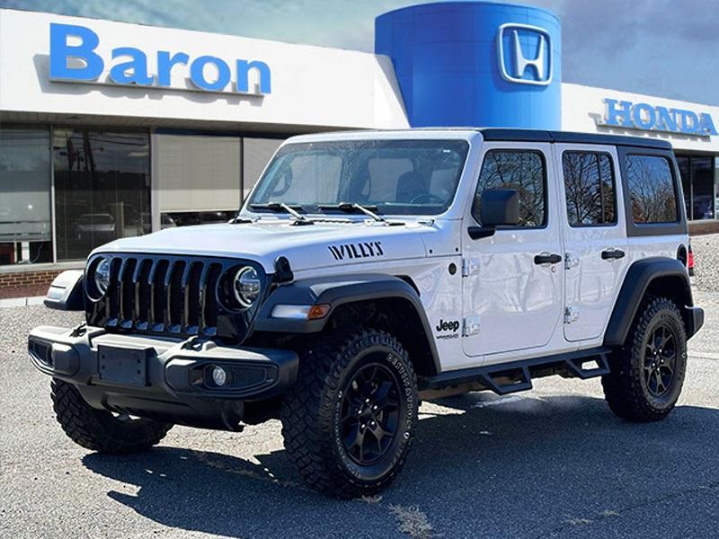 used 2021 Jeep Wrangler Unlimited car, priced at $24,377