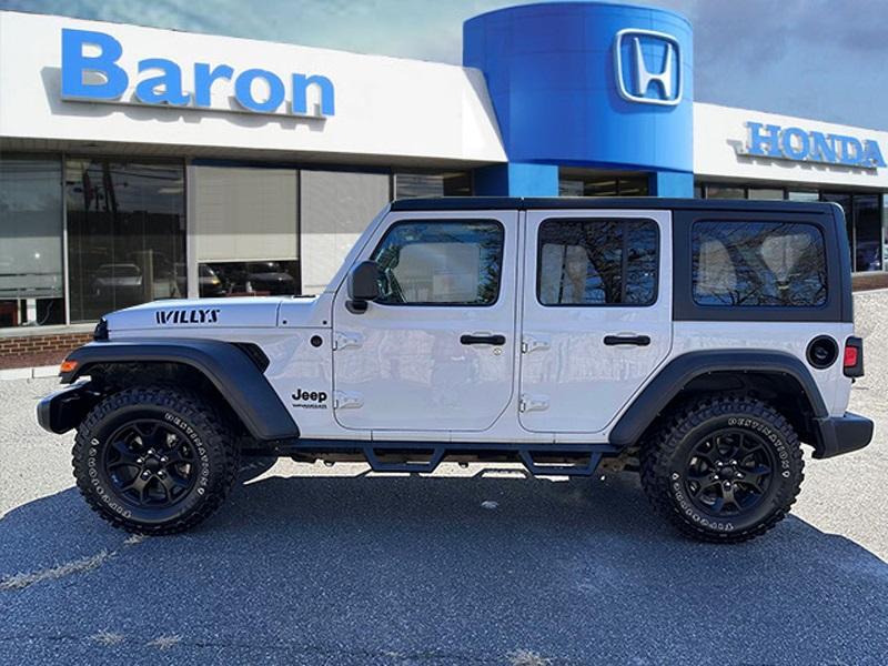 used 2021 Jeep Wrangler Unlimited car, priced at $24,377