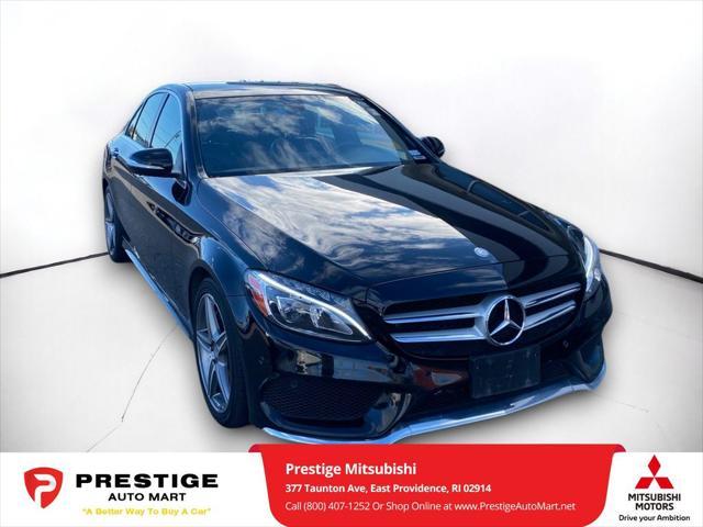 used 2015 Mercedes-Benz C-Class car, priced at $17,353