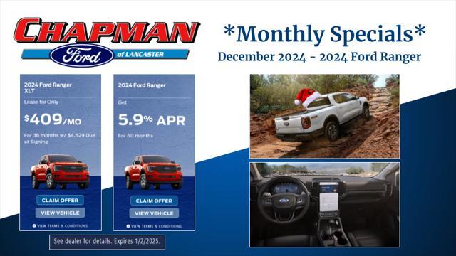 new 2024 Ford Ranger car, priced at $49,170