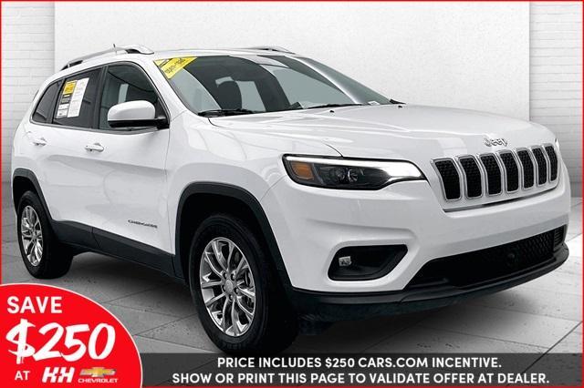 used 2021 Jeep Cherokee car, priced at $19,649