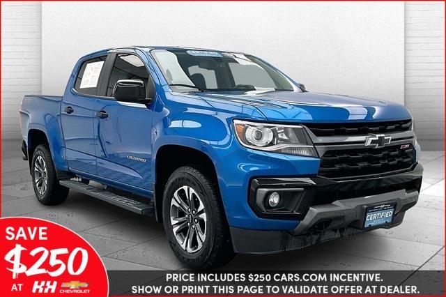used 2021 Chevrolet Colorado car, priced at $32,672