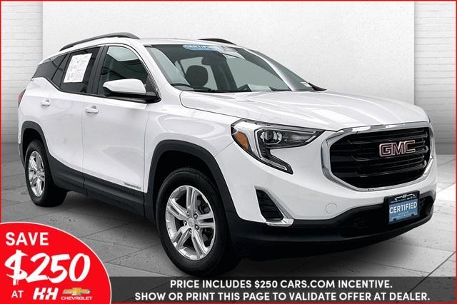 used 2021 GMC Terrain car, priced at $23,428