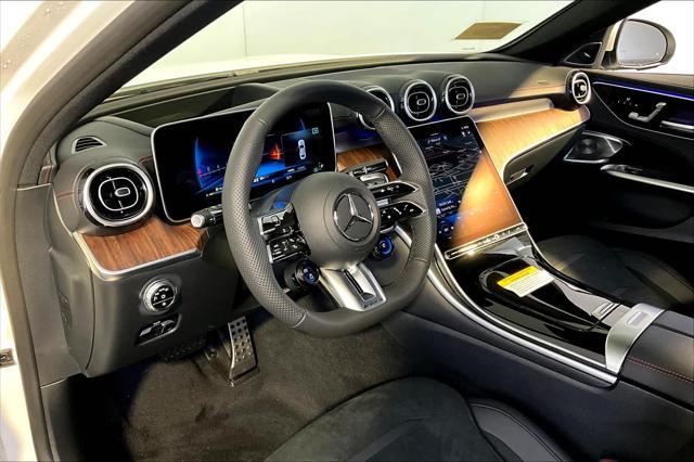 new 2024 Mercedes-Benz AMG C 43 car, priced at $66,535