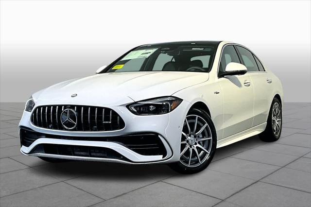 new 2024 Mercedes-Benz AMG C 43 car, priced at $66,535