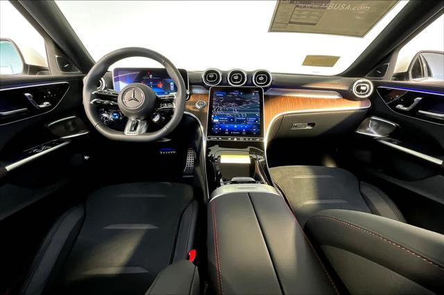 new 2024 Mercedes-Benz AMG C 43 car, priced at $66,535