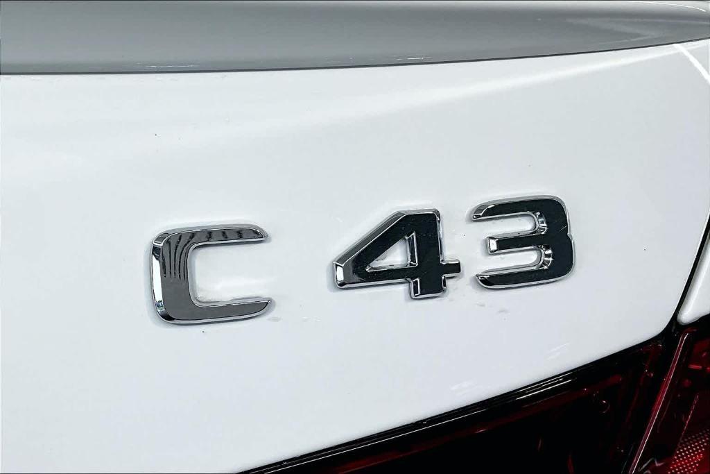 new 2024 Mercedes-Benz AMG C 43 car, priced at $66,535