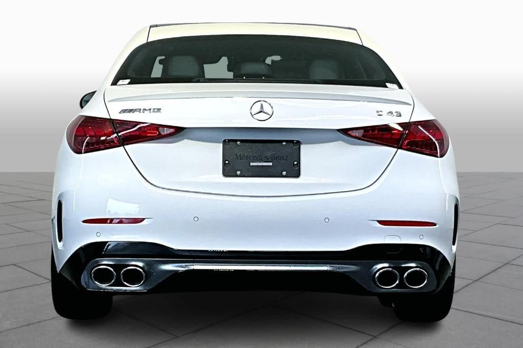 new 2024 Mercedes-Benz AMG C 43 car, priced at $66,535
