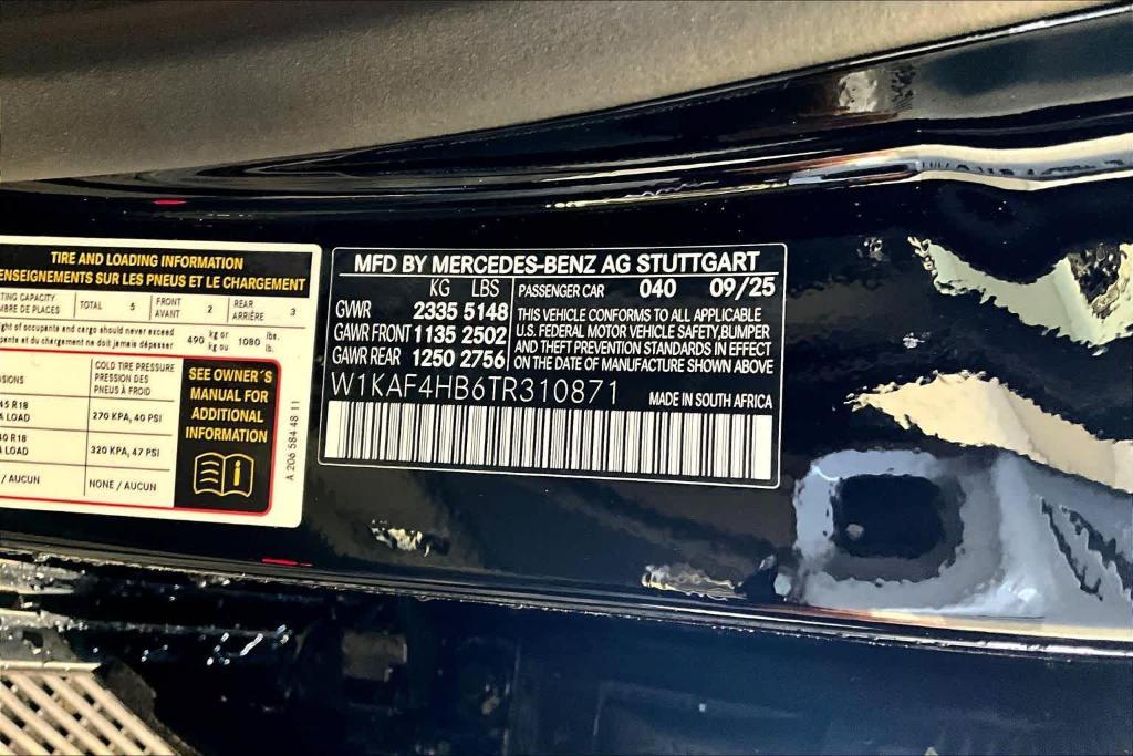 new 2026 Mercedes-Benz C-Class car, priced at $56,220