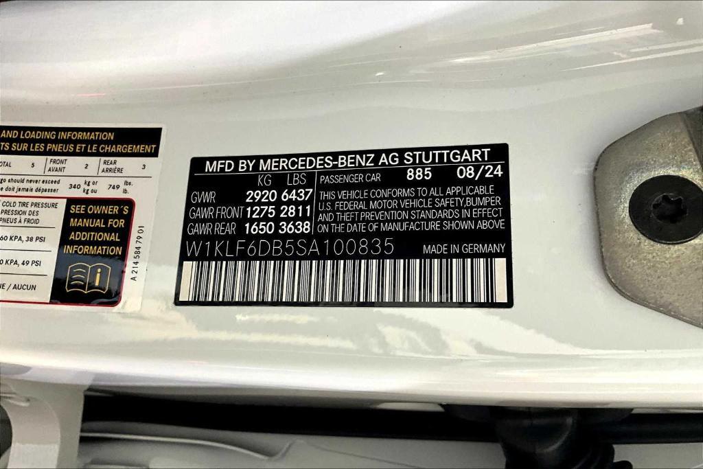 new 2025 Mercedes-Benz AMG E 53 car, priced at $99,010
