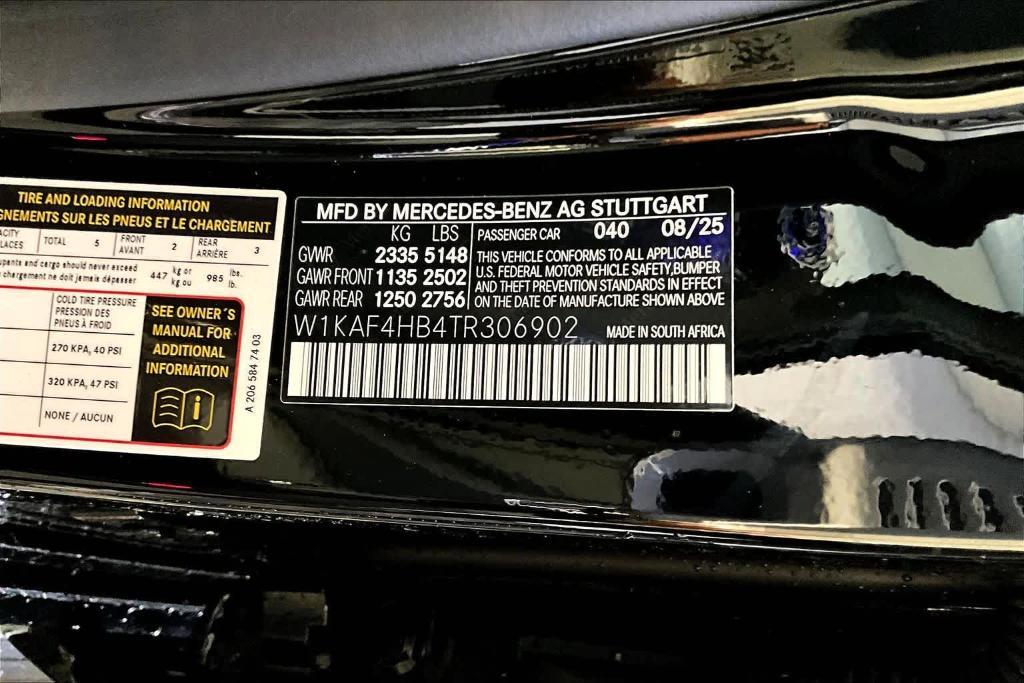 new 2026 Mercedes-Benz C-Class car, priced at $59,370