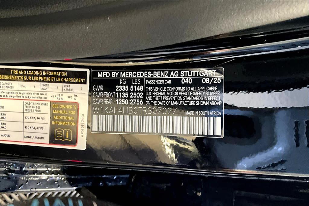 new 2026 Mercedes-Benz C-Class car, priced at $60,070