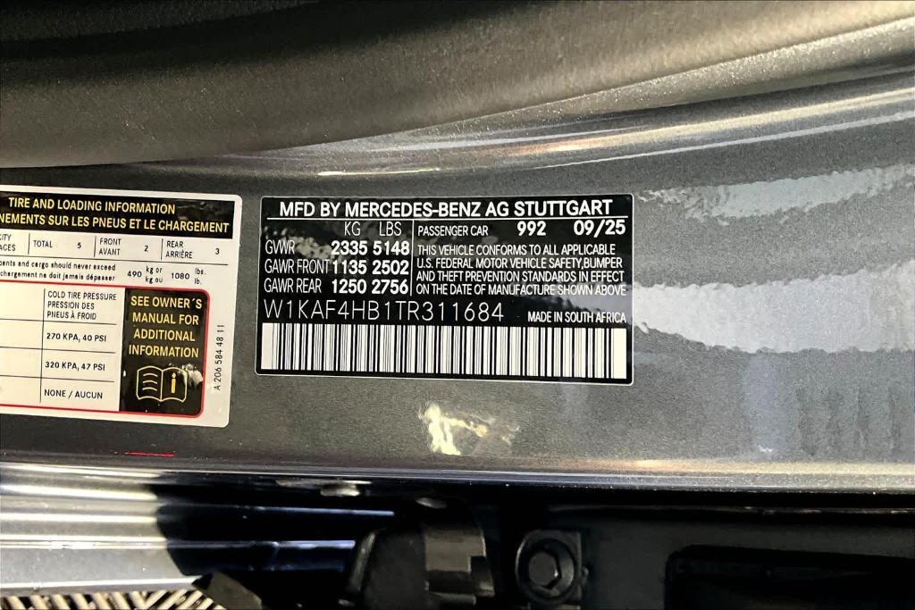 new 2026 Mercedes-Benz C-Class car, priced at $57,950