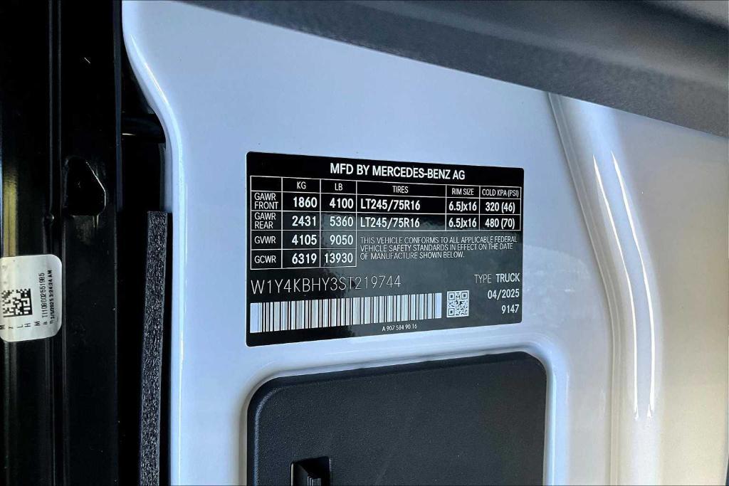 new 2025 Mercedes-Benz Sprinter 2500 car, priced at $58,873