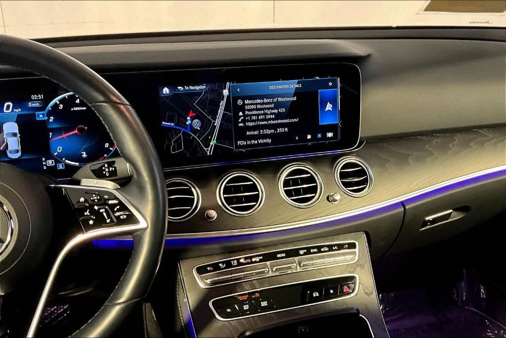 used 2023 Mercedes-Benz E-Class car, priced at $50,580