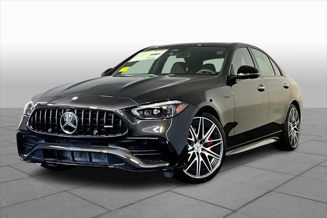 new 2024 Mercedes-Benz AMG C 43 car, priced at $77,015