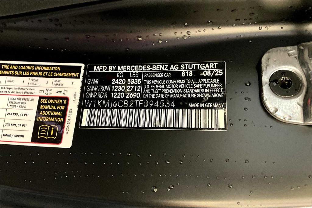 new 2026 Mercedes-Benz AMG CLE 53 car, priced at $93,345