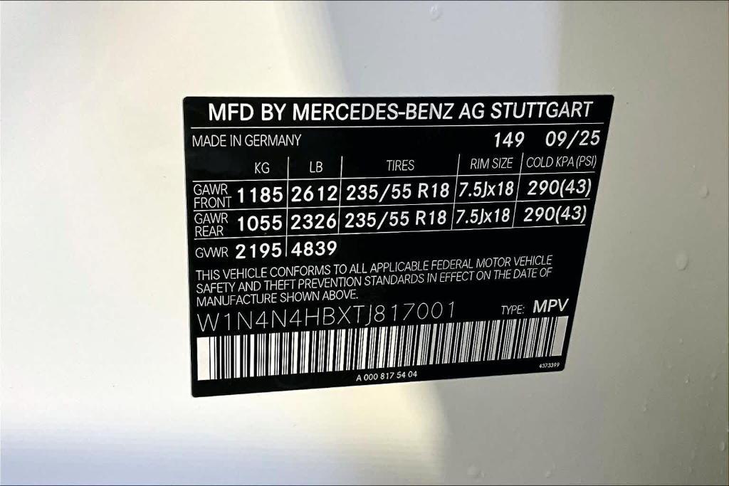 new 2026 Mercedes-Benz GLA 250 car, priced at $49,160