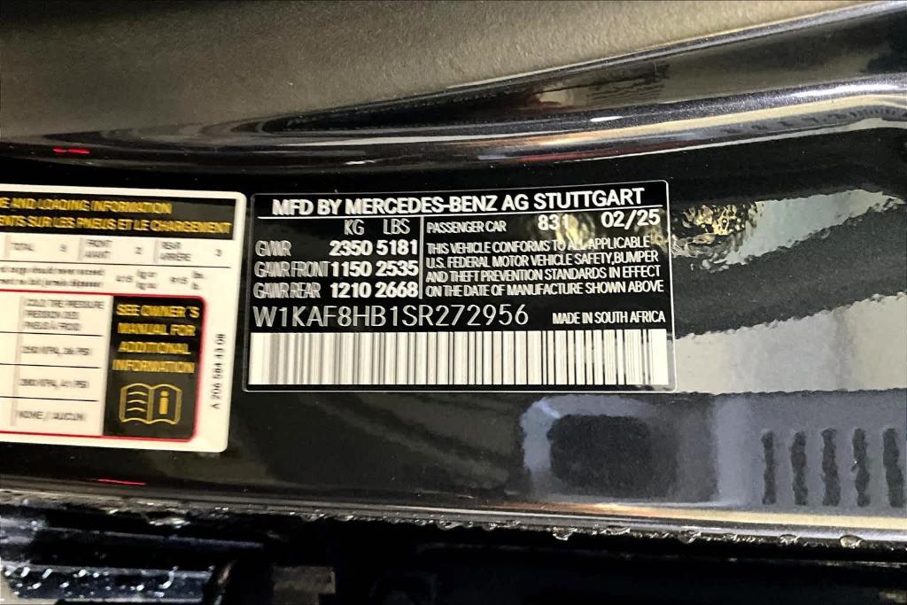 new 2025 Mercedes-Benz AMG C 43 car, priced at $71,470