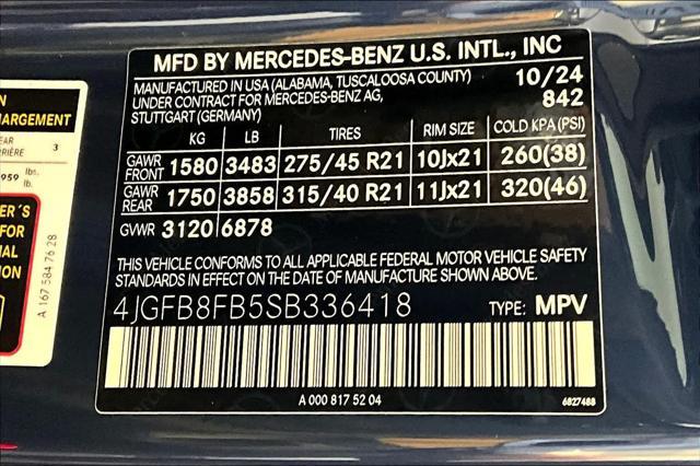 new 2025 Mercedes-Benz GLE 580 car, priced at $101,770