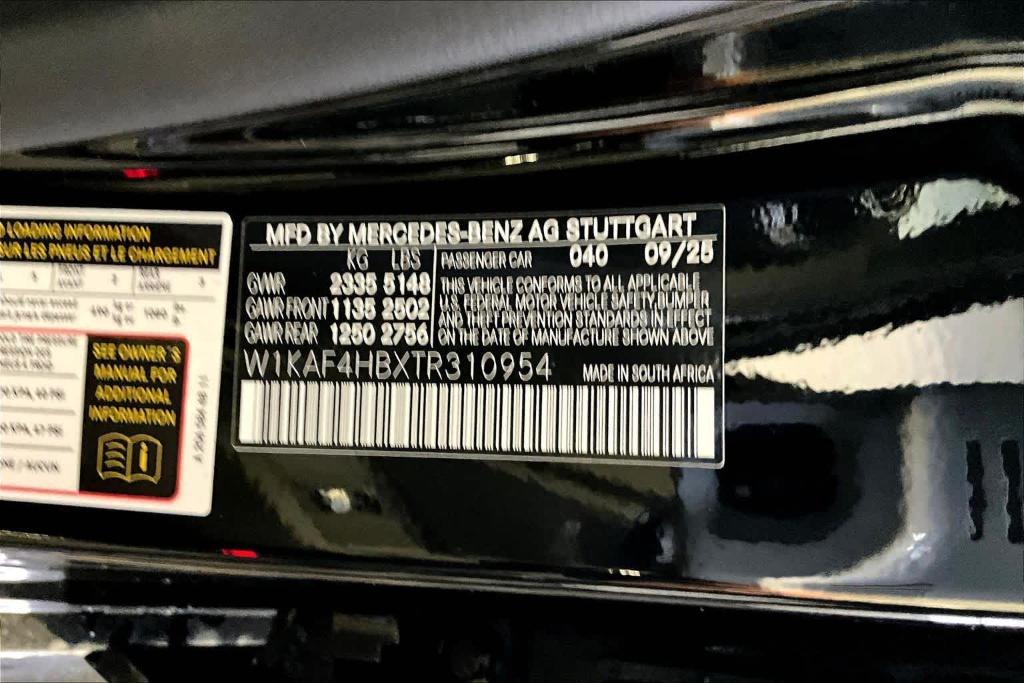 new 2026 Mercedes-Benz C-Class car, priced at $58,515