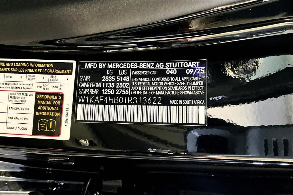 new 2026 Mercedes-Benz C-Class car, priced at $56,700