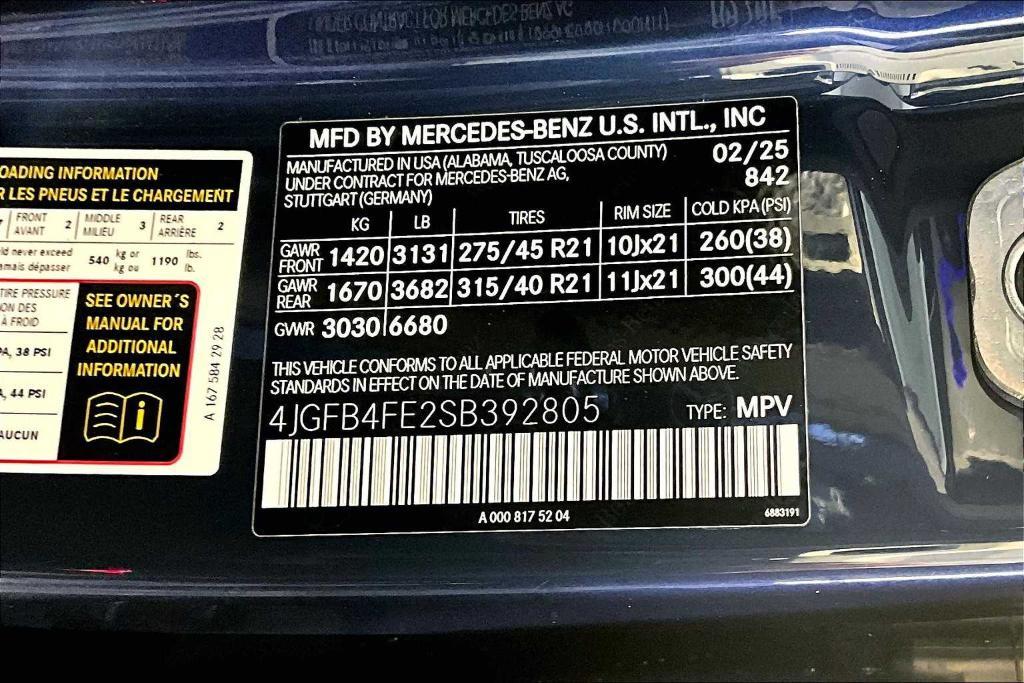 new 2025 Mercedes-Benz GLE 350 car, priced at $79,370