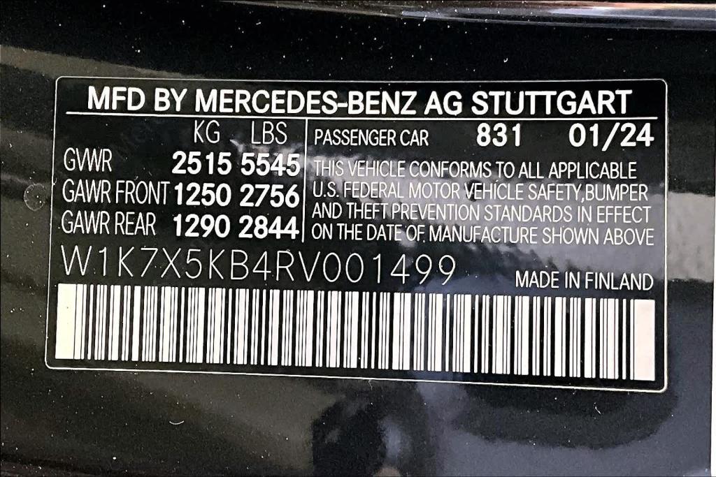 new 2024 Mercedes-Benz AMG GT 43 car, priced at $111,210
