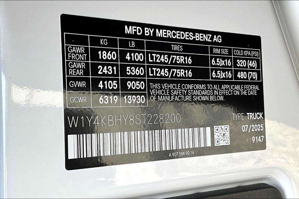 new 2025 Mercedes-Benz Sprinter 2500 car, priced at $58,713