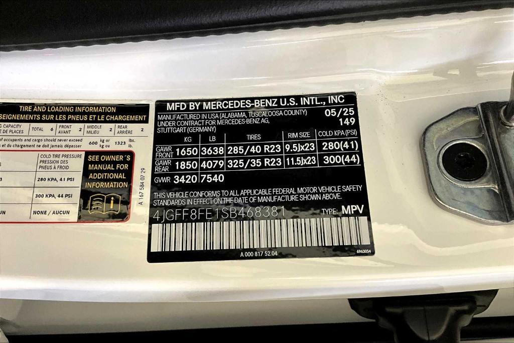 new 2025 Mercedes-Benz GLS 580 car, priced at $127,395