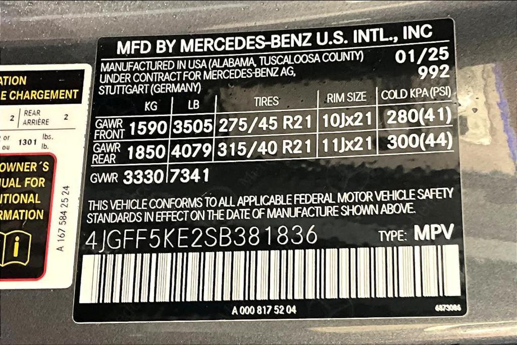 used 2025 Mercedes-Benz GLS 450 car, priced at $85,200