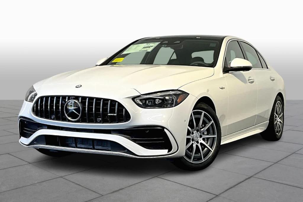 new 2024 Mercedes-Benz AMG C 43 car, priced at $72,955