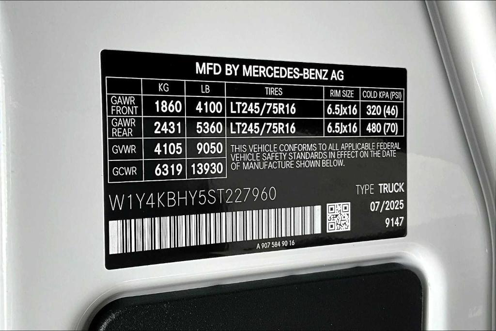 new 2025 Mercedes-Benz Sprinter 2500 car, priced at $58,713
