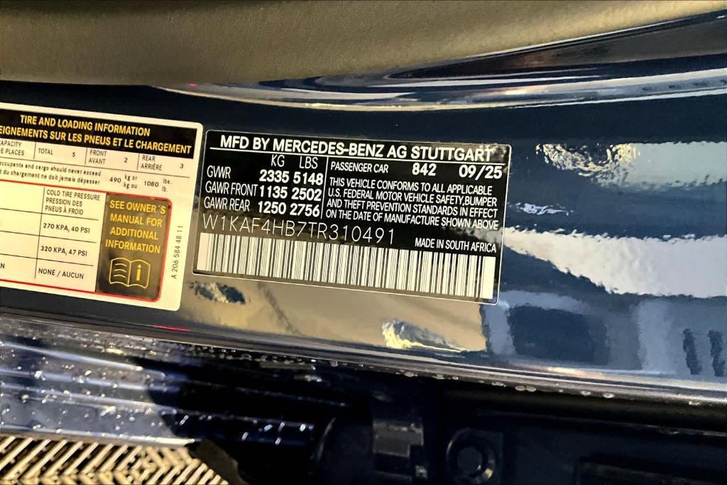 new 2026 Mercedes-Benz C-Class car, priced at $60,090