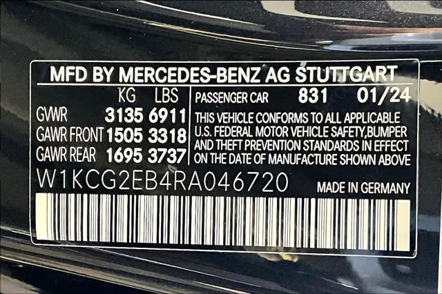 new 2024 Mercedes-Benz EQS 450 car, priced at $117,600