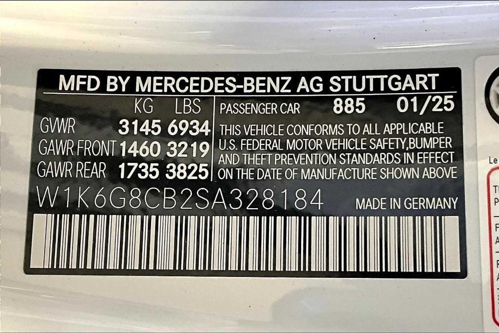 new 2025 Mercedes-Benz AMG S 63 E car, priced at $209,930