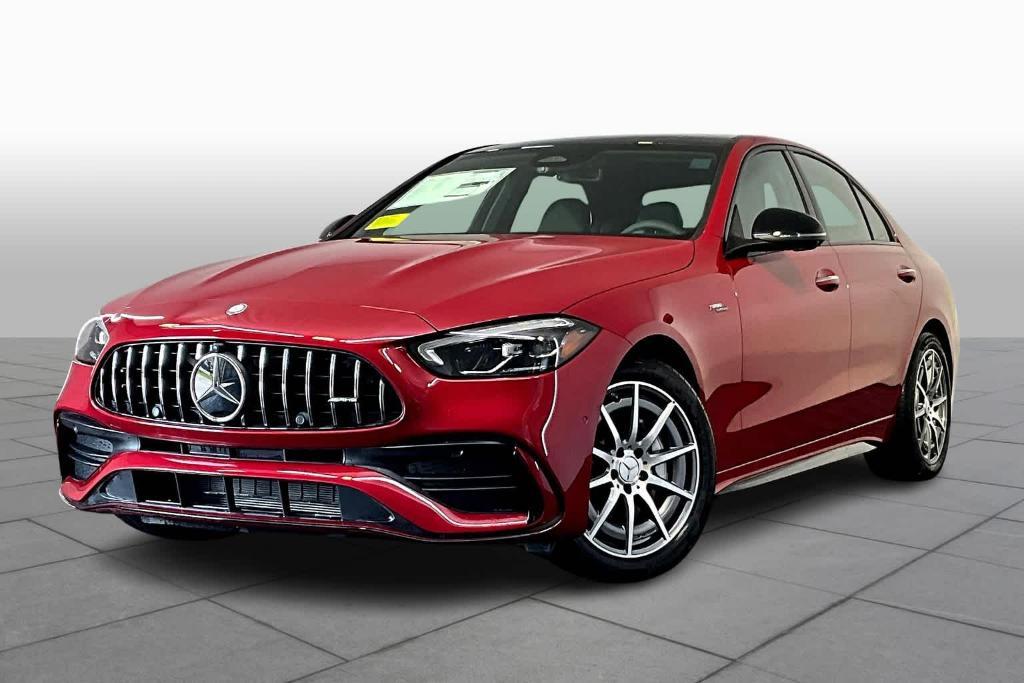 new 2024 Mercedes-Benz AMG C 43 car, priced at $68,945