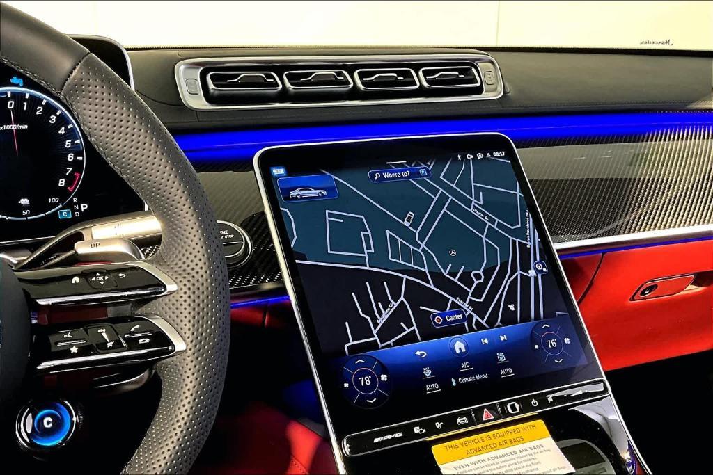 new 2025 Mercedes-Benz AMG S 63 E car, priced at $216,520