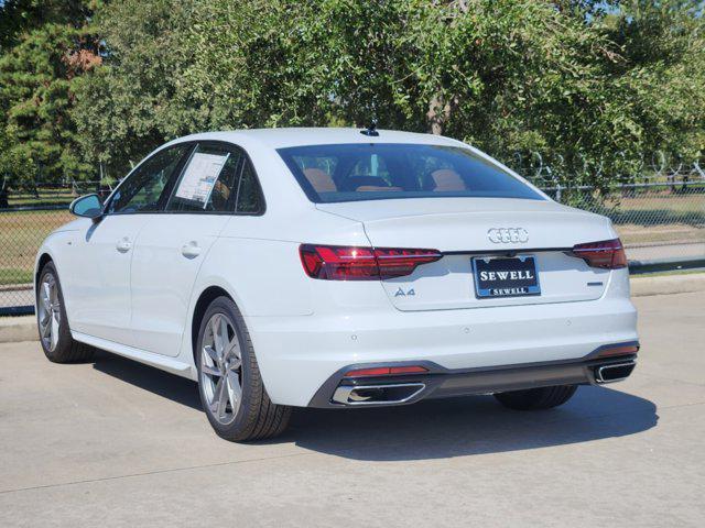 new 2025 Audi A4 car, priced at $48,075