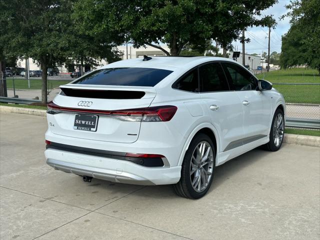 new 2025 Audi Q4 e-tron Sportback car, priced at $70,875
