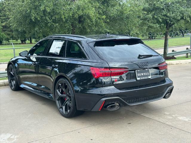 new 2025 Audi RS 6 Avant car, priced at $147,985