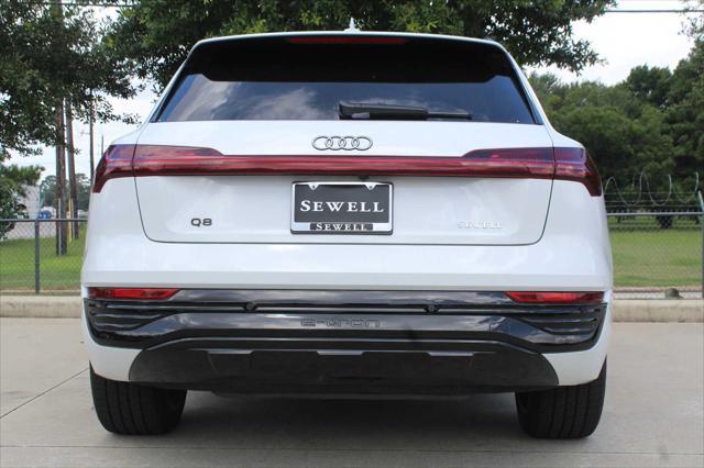 used 2024 Audi Q8 e-tron car, priced at $53,991