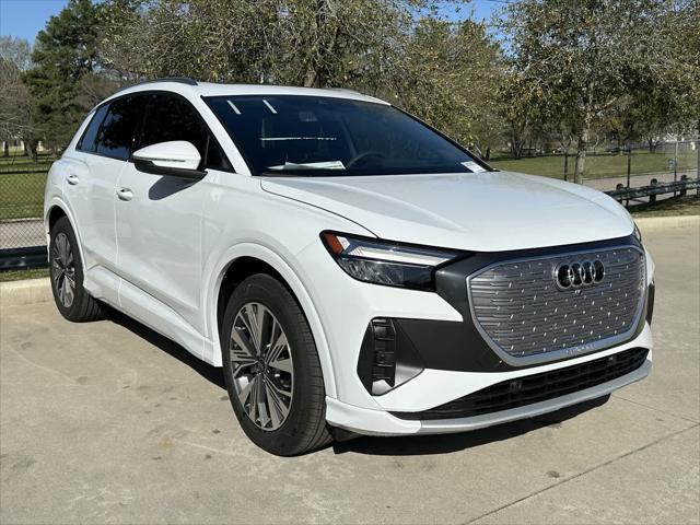 new 2025 Audi Q4 e-tron car, priced at $55,215