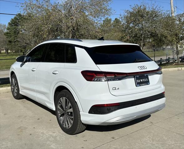 new 2025 Audi Q4 e-tron car, priced at $55,215