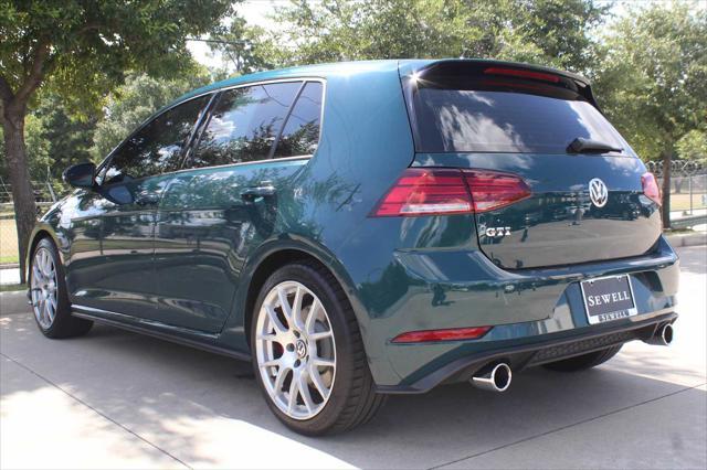 used 2018 Volkswagen Golf GTI car, priced at $21,991