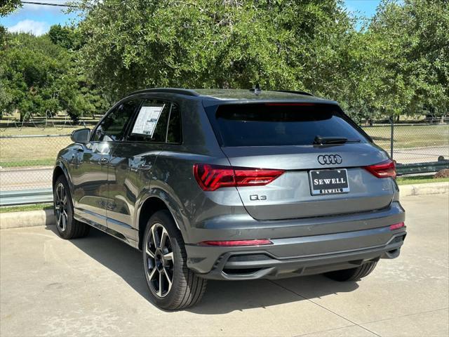 new 2025 Audi Q3 car, priced at $46,248