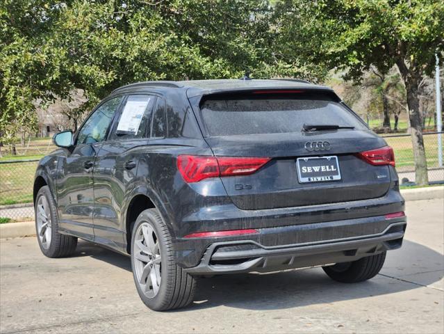 new 2025 Audi Q3 car, priced at $47,320