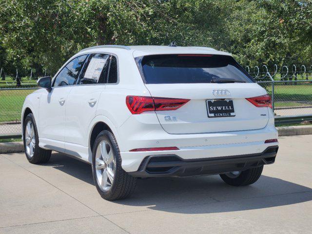 new 2024 Audi Q3 car, priced at $47,630