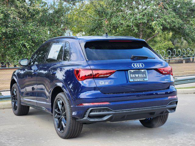 new 2024 Audi Q3 car, priced at $45,340