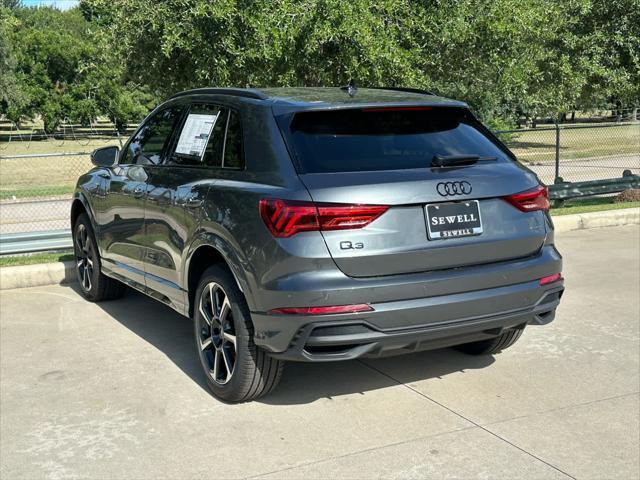 new 2025 Audi Q3 car, priced at $44,368